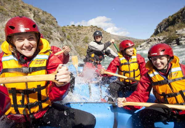 Half Day Whitewater Rafting for Two People on the Kawarau River, Queenstown - Options for up to Eight People