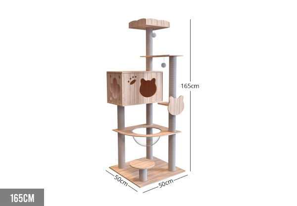 Wooden Cat Tree - Four Sizes Available