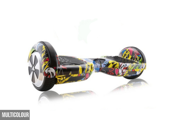 Hoverboard with Bluetooth Speaker & LED Lights - Seven Colours Available