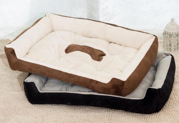 Machine Washable Pet Bed - Three Sizes & Two Colours Available with Free Delivery