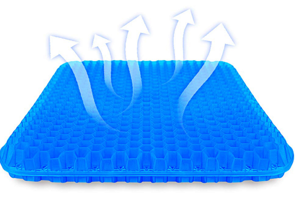 Double-Side Mesh Gel Seat Cushion - Option of Two