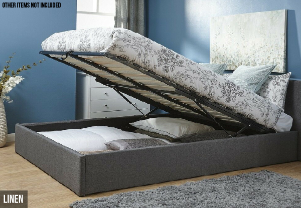 Base Storage Bed Frame - Two Materials & Two Sizes Available