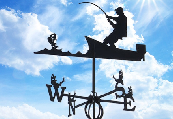 Wrought Iron Roof Wind Vane - Five Designs Available