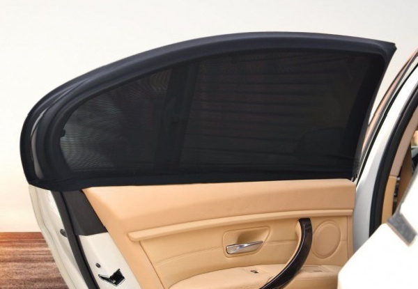 Two-Pack Car Window Sun Shades - Option for Four or Eight with Free Delivery