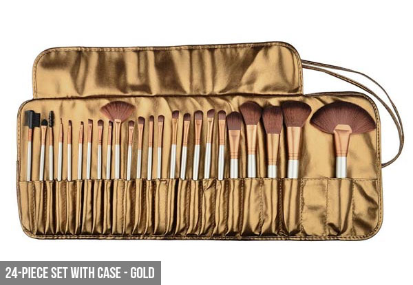 Make-Up Brush Sets - Options for 12-, 20- or 24-Piece Sets