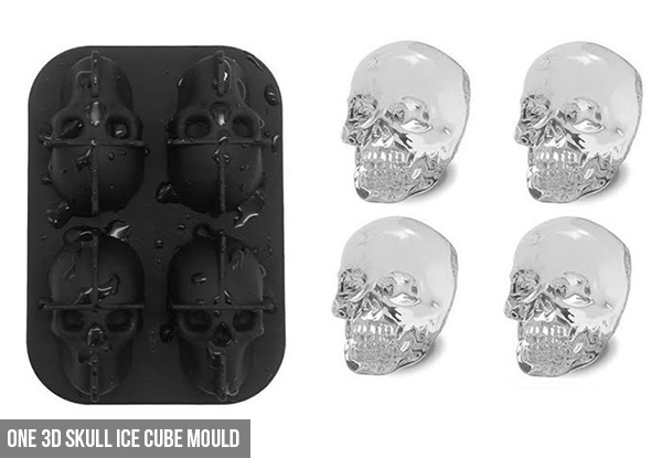 Ball or 3D Skull Ice Cube Mould with Free Delivery - Option for Two Available