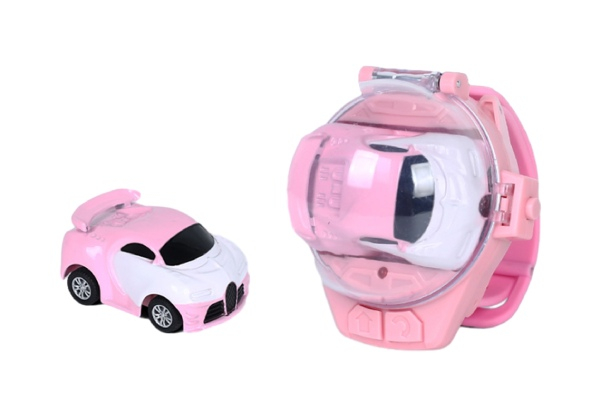 2.4GHz Mini Wearable Watch RC Car Toy - Available in Three Colours & Option for Two-Pack