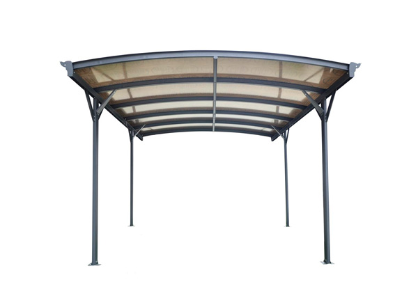 Curved Roof Freestanding Carport Canopy - Two Sizes Available