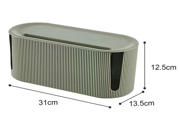 Cable Socket Organiser Box - Available in Three Colours & Option for Two