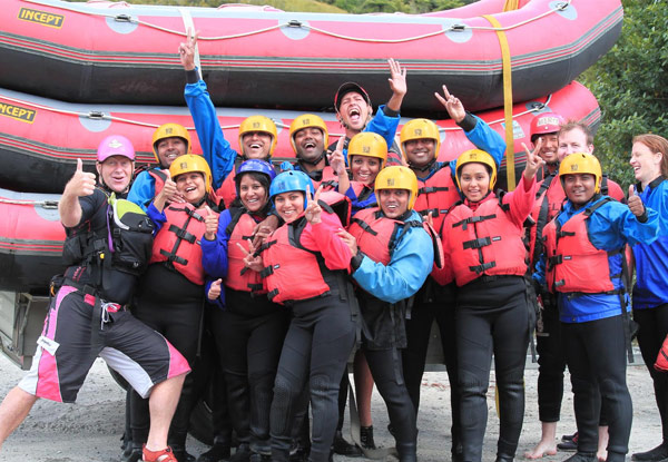 White Water Adventure Rafting Experience on The Kaituna River for One Person – Options for up to Six People Available