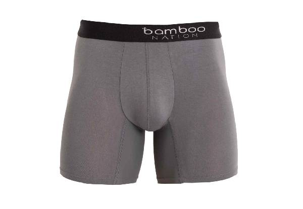 Five-Pack Bamboo Nation Multi Boxer Brief - Five Sizes Available & Option with Fly