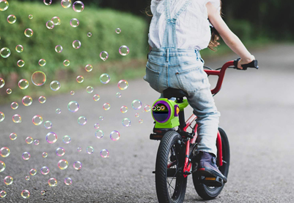 Kids Bike Bubble Machine