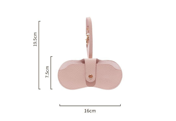 Two-Pack PU Leather Glasses Case - Available in Five Colours