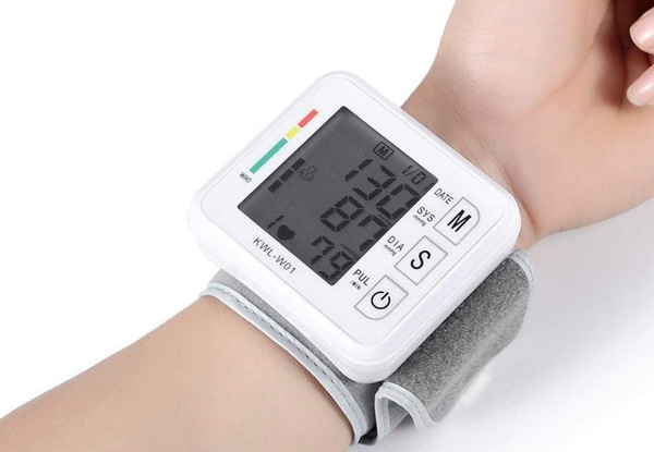 LCD Digital Automatic Wrist Cuff Blood Pressure Monitors - Option for Two