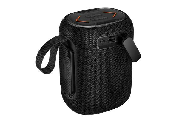 Hoco RGB 10W LED Bluetooth Speaker with Multi-Mode Playback Black
