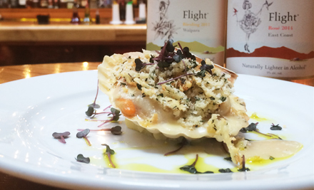 $65 for a Five-Course Scallop Degustation & Five Wine Matches