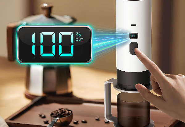 Three-in-One Portable Electric Espresso Machine - Availalbe in Five Colours