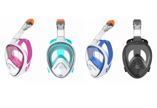 Anti-Fog Full Face Snorkel Mask - Available in Four Colours & Two Sizes