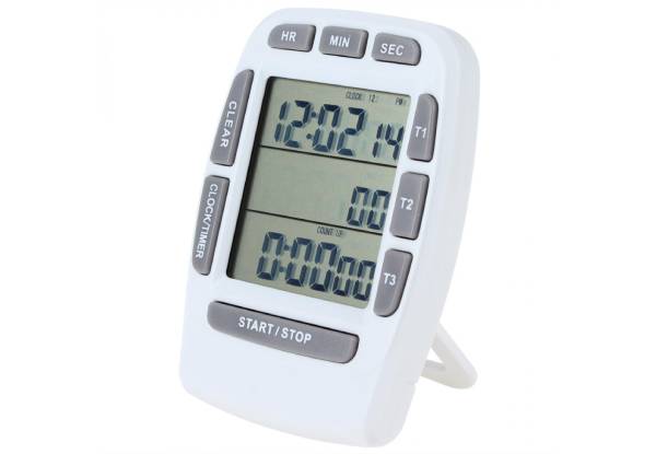 LCD Triple Kitchen Timer