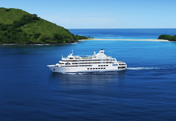 50% off a Three-, Four- or Seven- or 11-Night Fiji Island Cruise for Two People incl. All Meals, Daily Island Stopovers, Activities & More