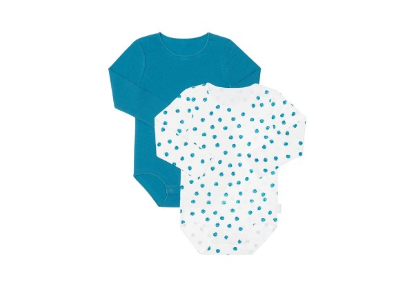 Two-Pack Bonds Baby Short Sleeve Bodysuit - Two Colours & Three Sizes Available