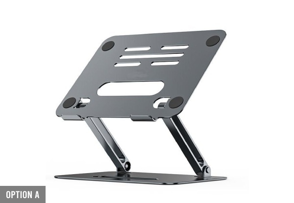 Aluminium Alloy Foldable Laptop Stand - Two Options Available