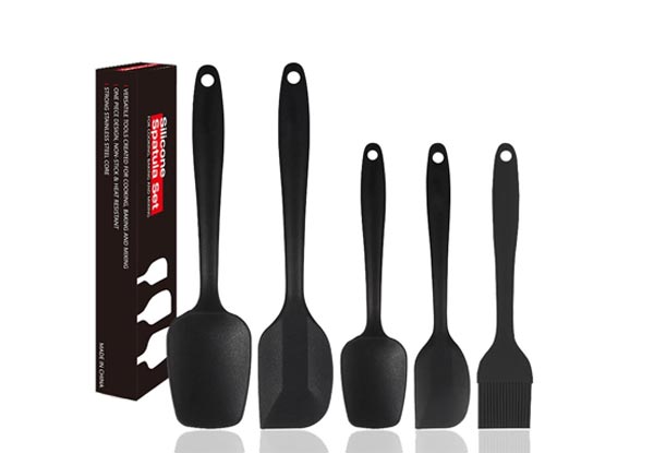 Five-Pack of Silicone Spatulas