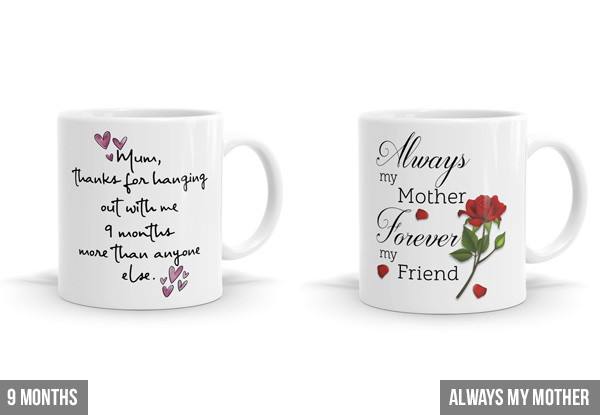 Bespoke Art Mother's Day Mugs - 11 Styles Available