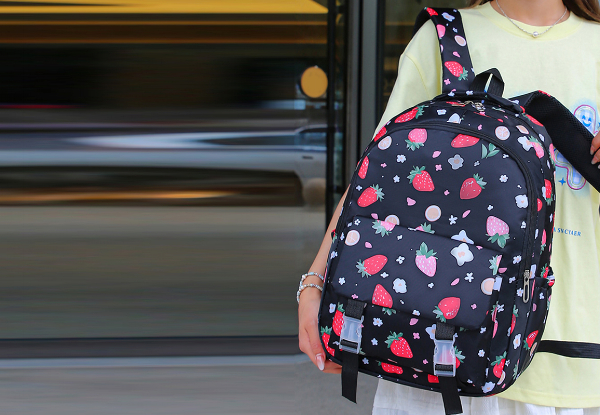 Kids Backpack with Lunch & Pencil Bag Set - Available in Three Colours & Option for Two Sets