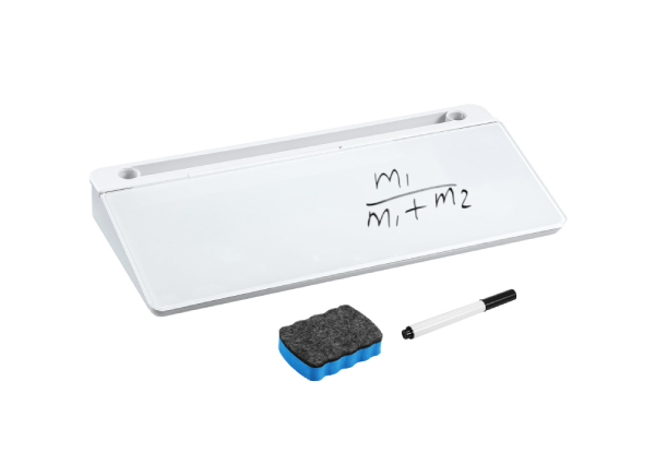 Glass Desktop Whiteboard Keyboard Stand