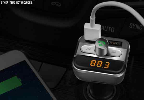 Four-in-One Wireless Bluetooth Car Kit - Option for Two