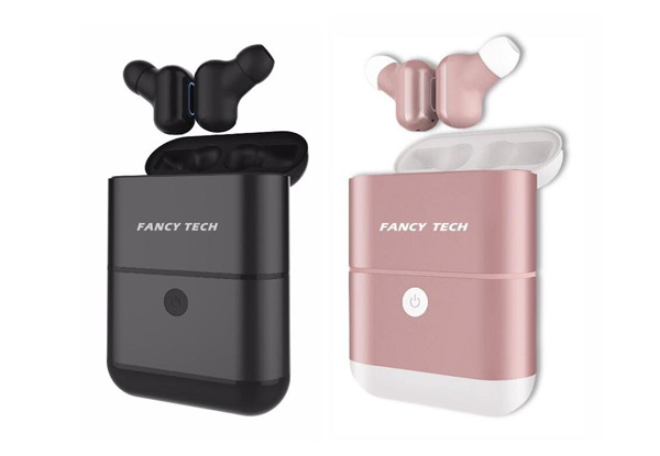 Wireless Twin Earbuds incl. Power Bank Box - Two Colours Available with Free Delivery