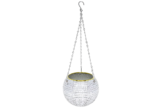 Disco Ball Hanging Planter - Two Sizes Available & Option for Two-Pack