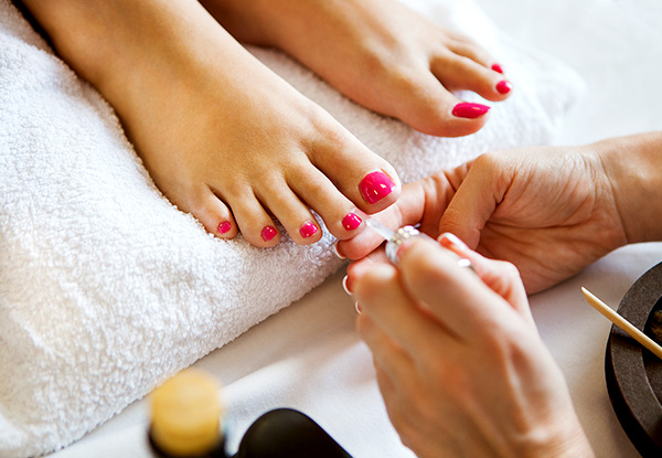 Gel Polish on Hands or Feet - Options for Acrylic Nails with Gel overlay