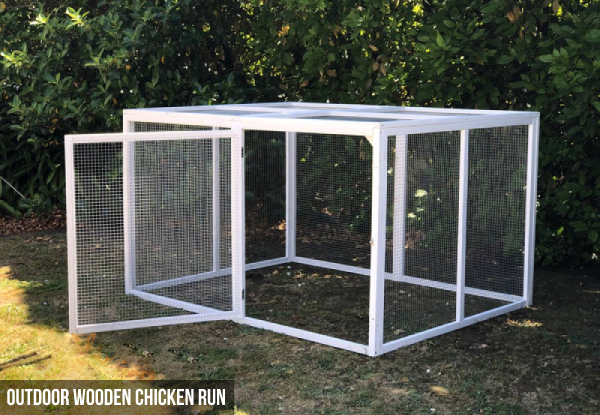 Simple Wooden Chicken Coop - Two Options Available