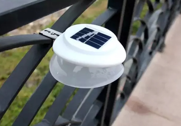 Solar-Powered LED Gutter Fence Light - Four Options Available & Option for Two-Pack