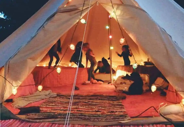 Mobile Backyard Glamping Experience