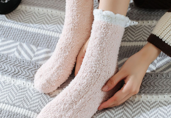 Five Pairs of Women's Autumn & Winter Thermal Socks - Option for Ten Pairs