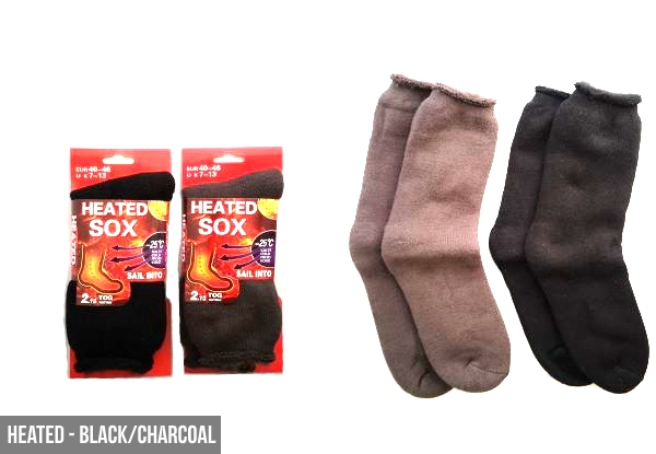 Winter Thermal Socks Range - Two Sizes & Five Styles Available