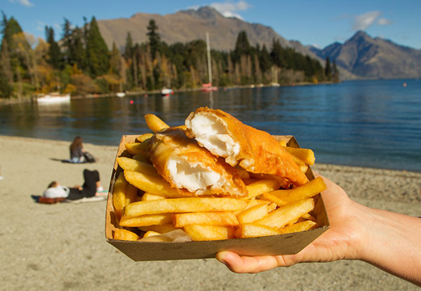 Two Award-Winning Fish & Chips Meals incl. Sauce & Soft Drinks for Two People - Option for Four People - Queenstown & Wanaka Locations