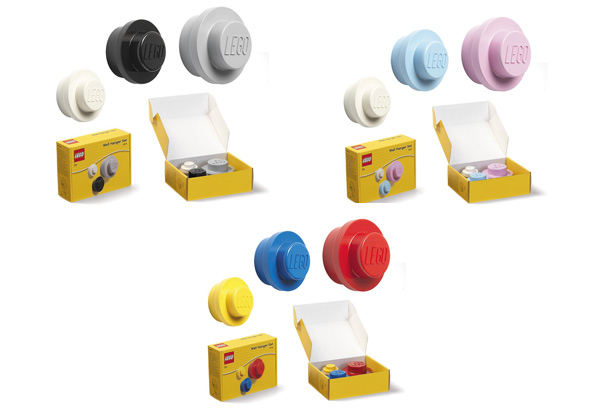 LEGO Wall Hanger Set - Three Colours Available