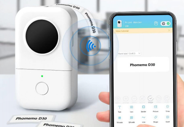 Bluetooth Wireless Mini Pocket Label Maker