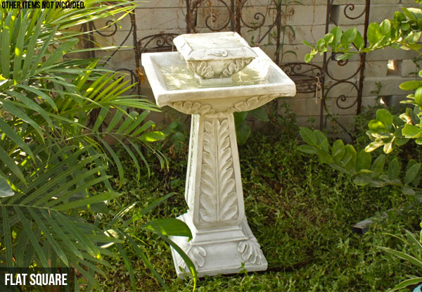 Outdoor Garden Water Feature with Solar Pump - Three Designs Available