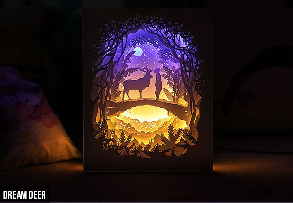 Paper Art Lamp - Four Styles Available