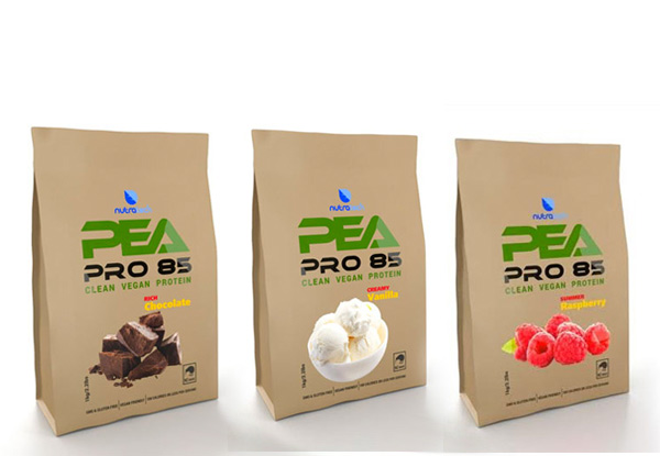 1kg of PEAPRO-85 Clean Vegan Protein - Three Flavours with Free Metro Shipping