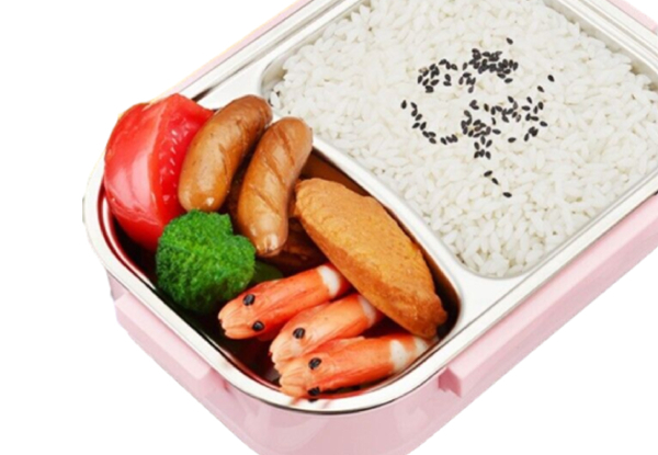 304 Stainless Steel Insulated Bento Lunch Box Leak-Resistant with Compartments - Available in Three Colors & Two Sizes