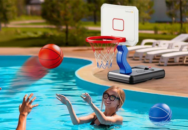 Kids Portable & Adjustable Basketball Hoop - Two Colours Available