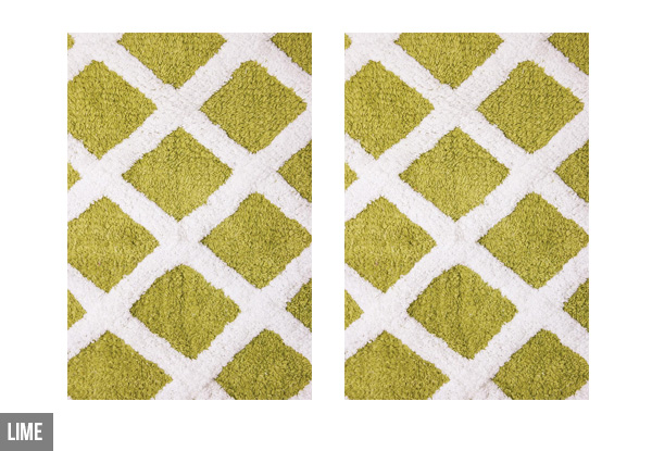 Two-Pack Elements Celino Bath Mat - Three Colours Available