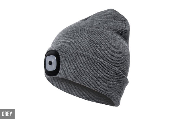 Beanie Hat with LED Light - Five Colours Available with Free Delivery