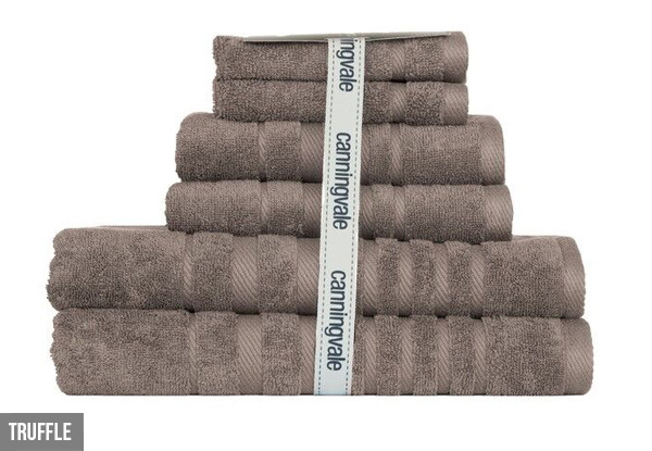 Six-Piece Penthouse Towel Set - Four Colours Available with Free Delivery
